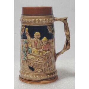 Vintage Ceramic Beer Stein Made in Japan 7"